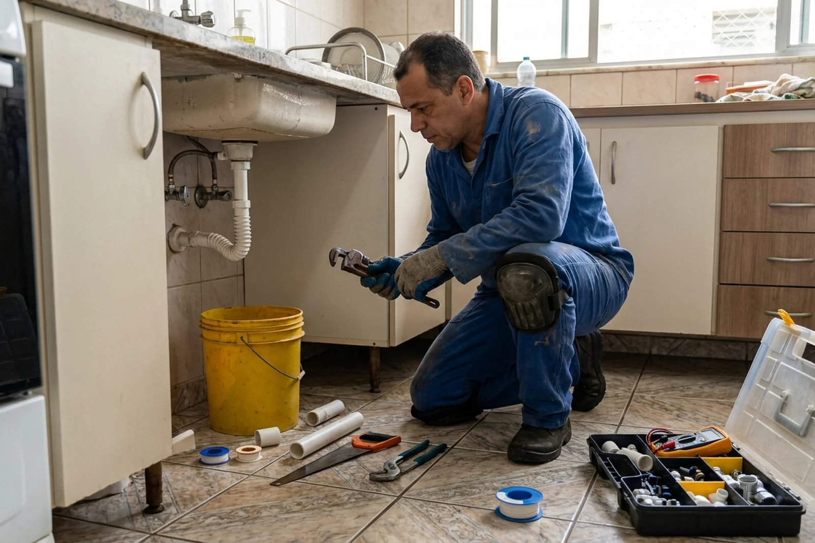 Reparos hidráulicos e detecção de vazamento em Betim-MG